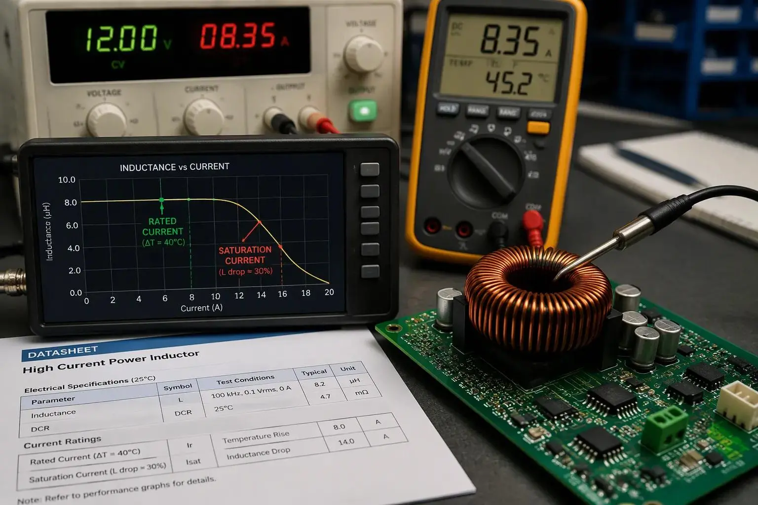 Rated vs. Saturation Current