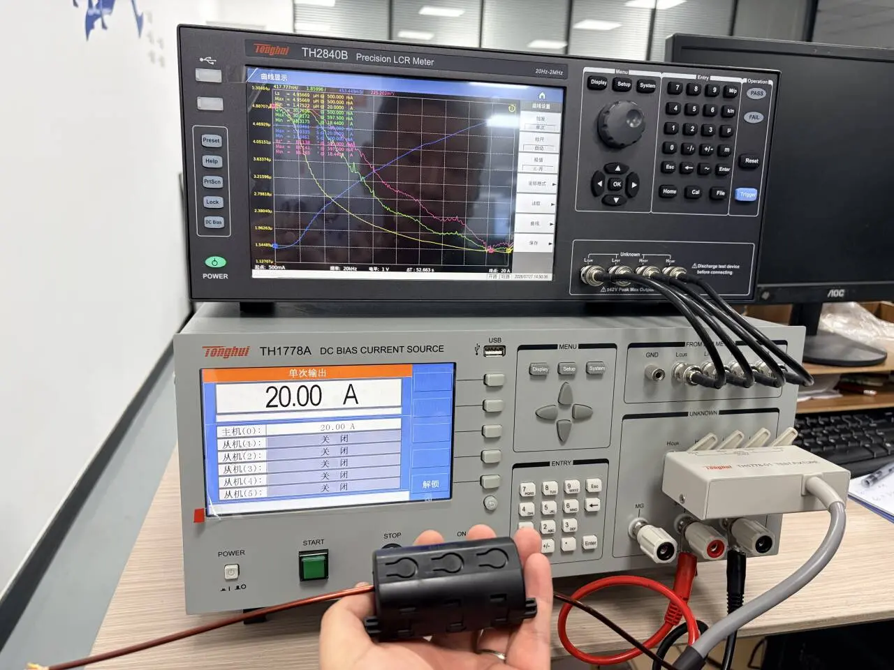 Laboratory documentation for inductor performance analysis