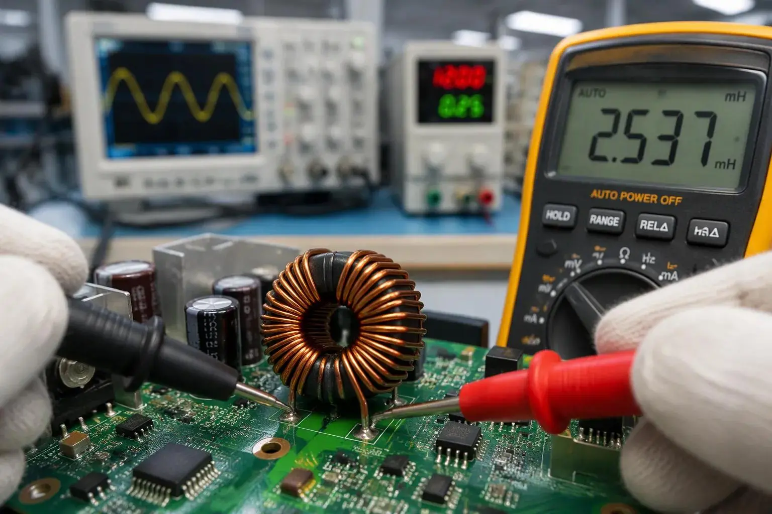Power Inductor Reliability Testing for Industrial Switching Power Supplies